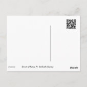 Geheimen van Santa Fe Briefkaart (Achterkant)