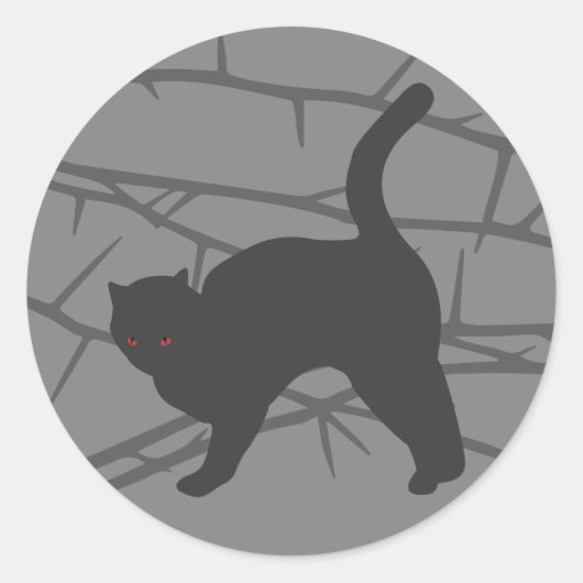 Geheimen van Shadow Ronde Sticker (Voorkant)