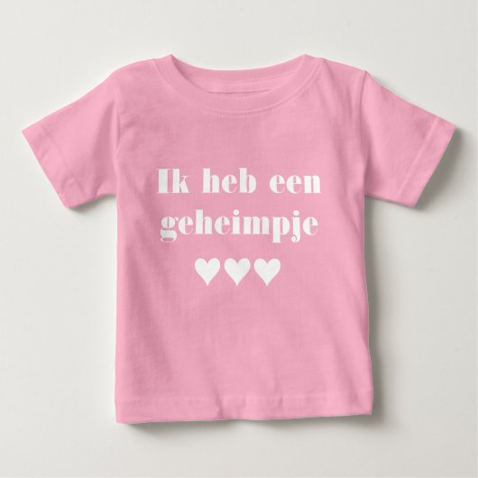 Geheimpje ik woord grote zus T-Shirt (Voorkant)