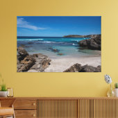 Geheimte baai op Kangaroo Canvas Afdruk (Insitu (Woonkamer))
