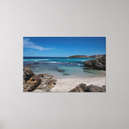Geheimte baai op Kangaroo Canvas Afdruk