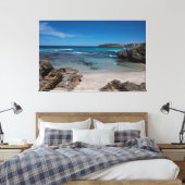 Geheimte baai op Kangaroo Canvas Afdruk (Insitu (Slaapkamer))