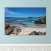 Geheimte baai op Kangaroo Canvas Afdruk (Insitu (Houten vloer))