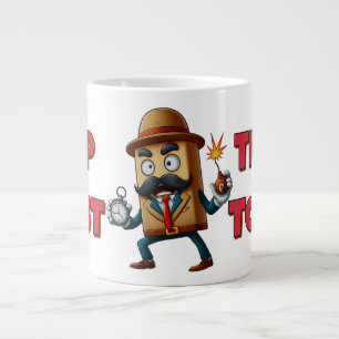 geheimzinnige tijd grote koffiekop
