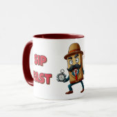 geheimzinnige tijd mok (Voorkant links)