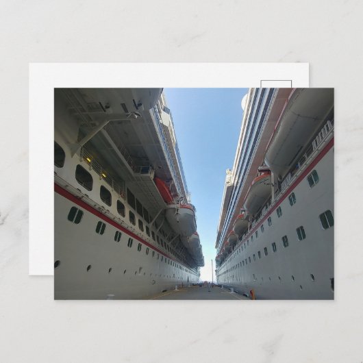 Gehele partij van schip briefkaart (Voorkant / Achterkant)