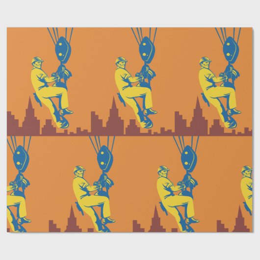 gehesen bouwvakker cadeaupapier (Vlak)