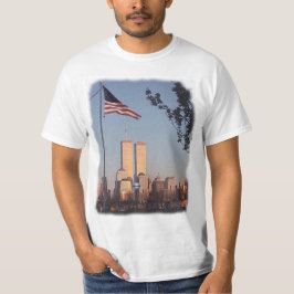 Geheugen 9/11/01 (op de rug geschreven) t-shirt