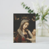 GEHEUGEN AAN DE KONINGIN VAN HET HOOFD BRIEFKAART (Staand voorkant)