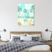 Geheugen,Abstract Landschap Bomen Kunst Schilderij Canvas Afdruk (Insitu (Slaapkamer))