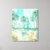 Geheugen, Abstracte landschapsbomen Kunstschildere Canvas Afdruk (Voorkant)