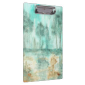 Geheugen, Abstracte landschapsbomen Kunstschildere Klembord (Rechts)