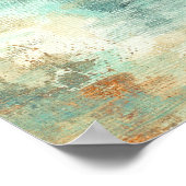 Geheugen, Abstracte landschapsbomen Kunstschildere Poster (Hoek)