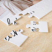 Geheugen collage plezier gepersonaliseerde 12 foto legpuzzel (Zijkant)