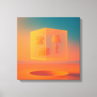 Geheugen Constructie Canvas Afdruk