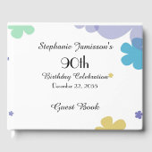 Geheugen/Gastenboek 90e verjaardag Feest Viering Gastenboek (Voorkant)