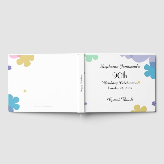 Geheugen/Gastenboek 90e verjaardag Feest Viering Gastenboek (Volledig)