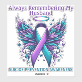 Geheugen Gepersonaliseerde zelfmoordpreventie bewu Sticker