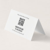 Geheugen Groomer QR Visitekaartje (Achterkant)