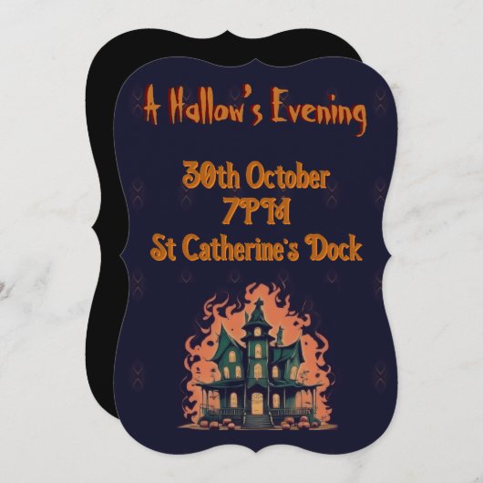 Geheugen huis Gewijde avond Kaart (Voorkant / Achterkant)