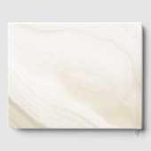 Geheugen "In Loving Memory" Marmer, beige Gastenboek (Achterkant)