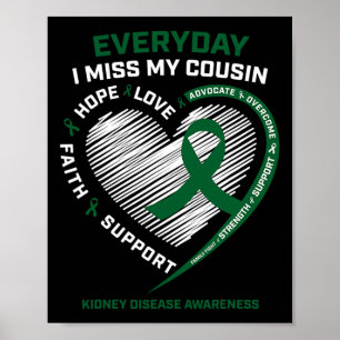 Geheugen Miss Mijn Neef Nierziekte Awareness GIF Poster