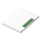 Geheugen niet scherp notitieblok (Linkerzijde)