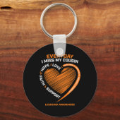 Geheugen ter herinnering aan mijn neef leukemie be sleutelhanger (Voorkant)