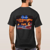 Geheugen van 9/11! t-shirt (Achterkant)