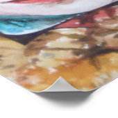 GEHEUGEN VAN AUTUMN/LEAVES EN DRUPPELS VAN WATER POSTER (Hoek)