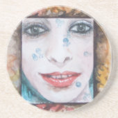 GEHEUGEN VAN AUTUMN MET LEUZEN EN DRUPPELS VAN WAT ZANDSTEEN ONDERZETTER (Voorkant)