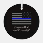 GEHEUGEN VAN DE FALLEN POLITIEBUREAU ORNAMENT (Achterkant)