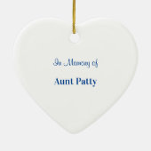 Geheugen van de Naam van de Douane Kleurrijke Rege Keramisch Ornament (Achterkant)