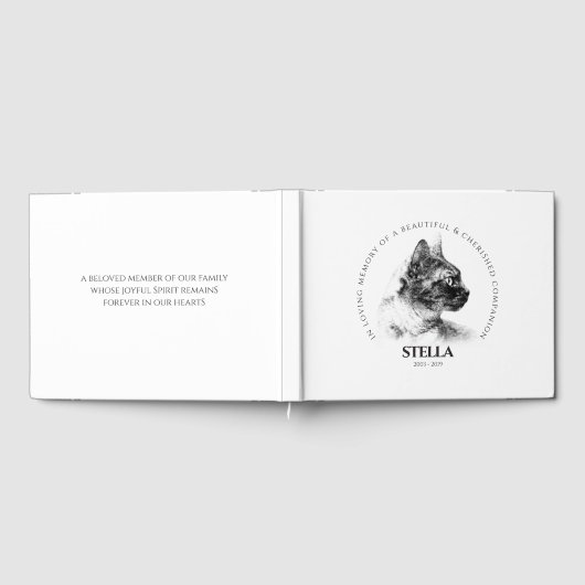 Geheugen van een Beloved Pet Memorial Gastenboek (Volledig)