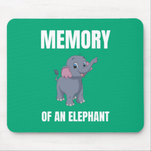 Geheugen van een Olifant alternatief ontwerp Muismat