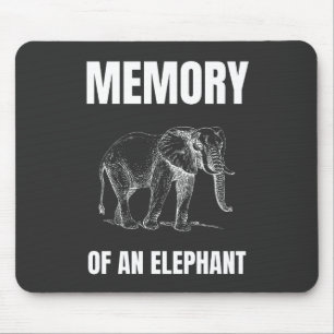 Geheugen van een olifant muismat
