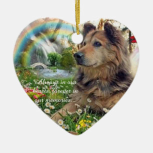 Geheugen van gezelschapsdieren keramisch ornament