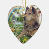 Geheugen van gezelschapsdieren keramisch ornament (Links)