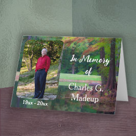 Geheugen van het Funeral Service Bulletin Kaart