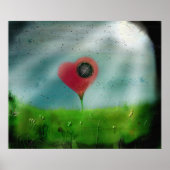 Geheugen van het gebarsten hart poster (Voorkant)