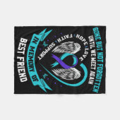 Geheugen van het liefhebben van de beste vriendeli fleece deken (Voorkant (Horizontaal))