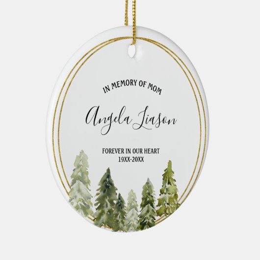 Geheugen van het Ornament van de kerstboom van mam (Rechts)