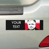 Geheugen van Lech Kaczynski Bumpersticker (Op auto)