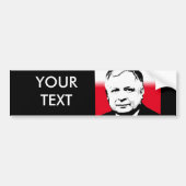 Geheugen van Lech Kaczynski Bumpersticker (Voorkant)