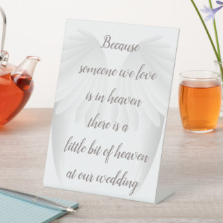 Geheugen van Loved On Wedding Reception Reclamebord Met Voetstuk