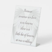 Geheugen van Loved On Wedding Reception Reclamebord Met Voetstuk (Voorkant)