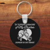 Geheugen van mijn broer - hersenkanker sleutelhanger (Voorkant)