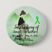 Geheugen van mijn mama Lyme Memorial Button (Voorkant)