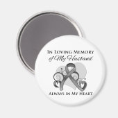 Geheugen van mijn man: hersenkanker magneet (Voorkant / Achterkant)