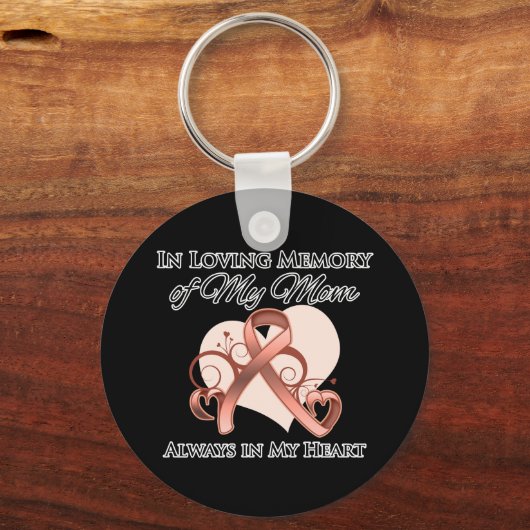 Geheugen van mijn moeder - baarmoederkanker sleutelhanger (Voorkant)